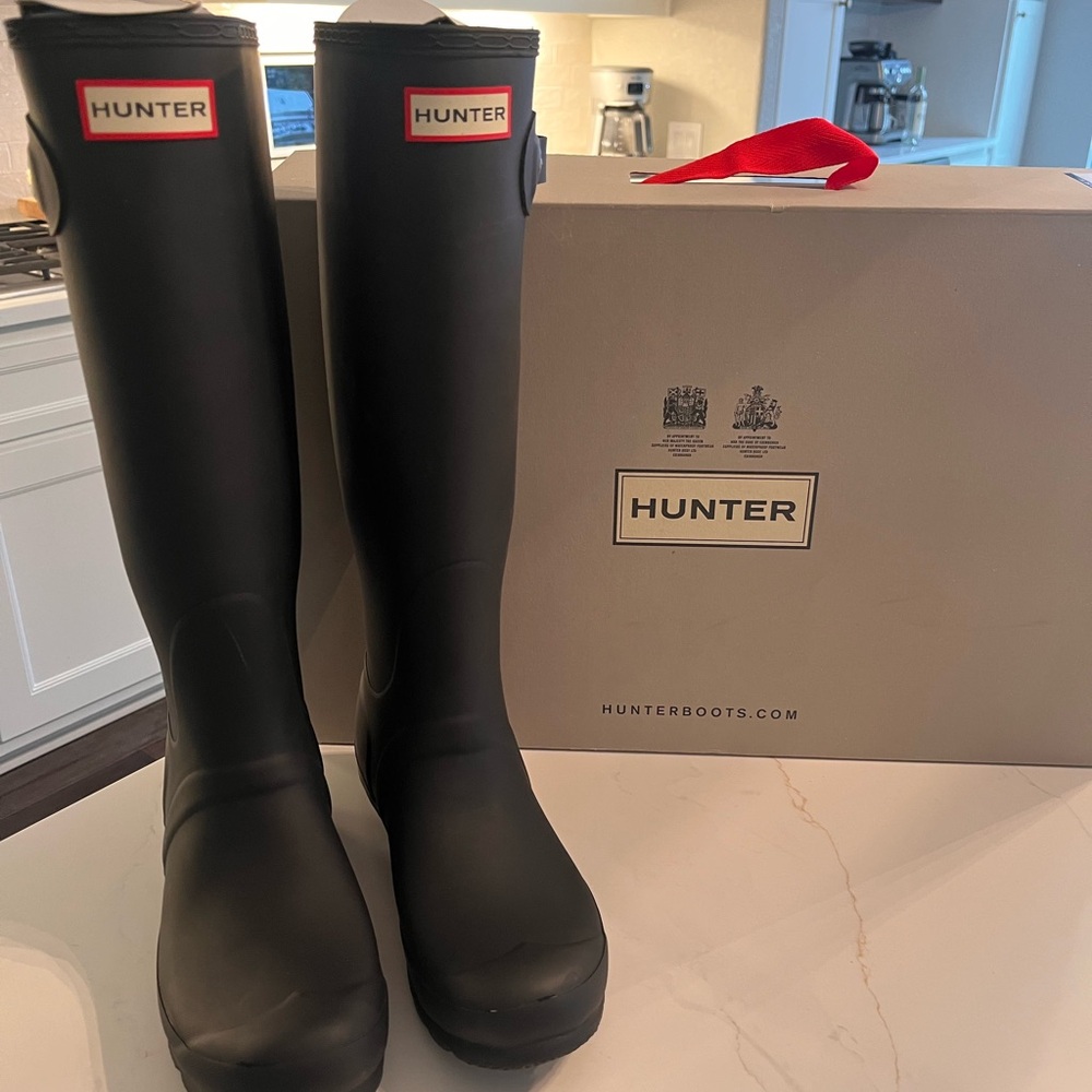 Hunter original tall rain boot for women